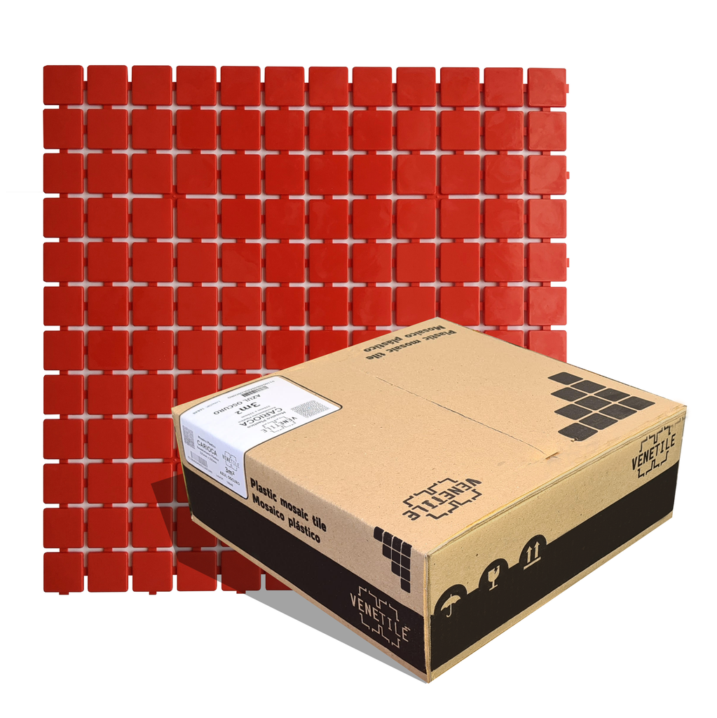 Revestimiento Plástico Venecita Rojo 3m2