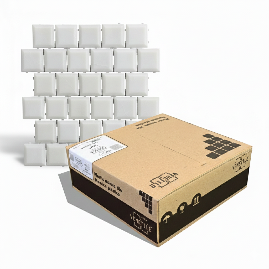 Revestimiento Plástico Vintage Blanco Perlado 3m2